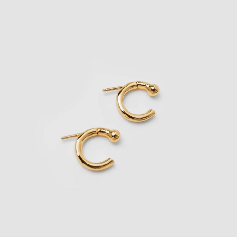 Lo Hoops in Gold NWT